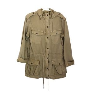 Aritzia Talula Trooper Jacket Medium Beige